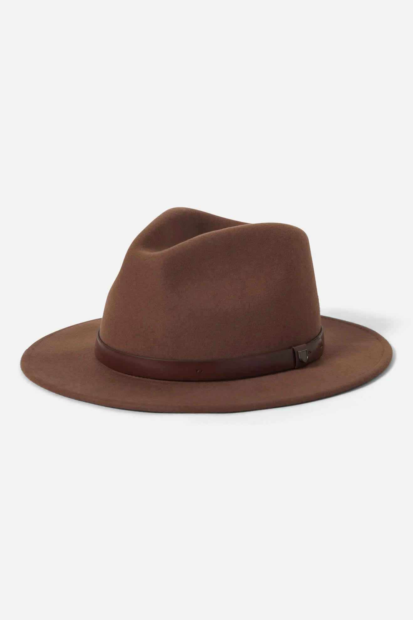 Brixton Messer Fedora Pinecone Brown